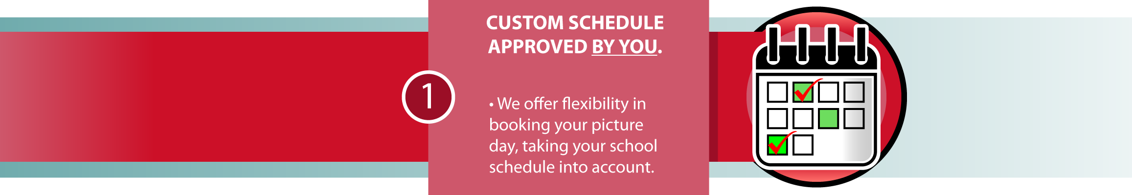 Custom schedule approved by you